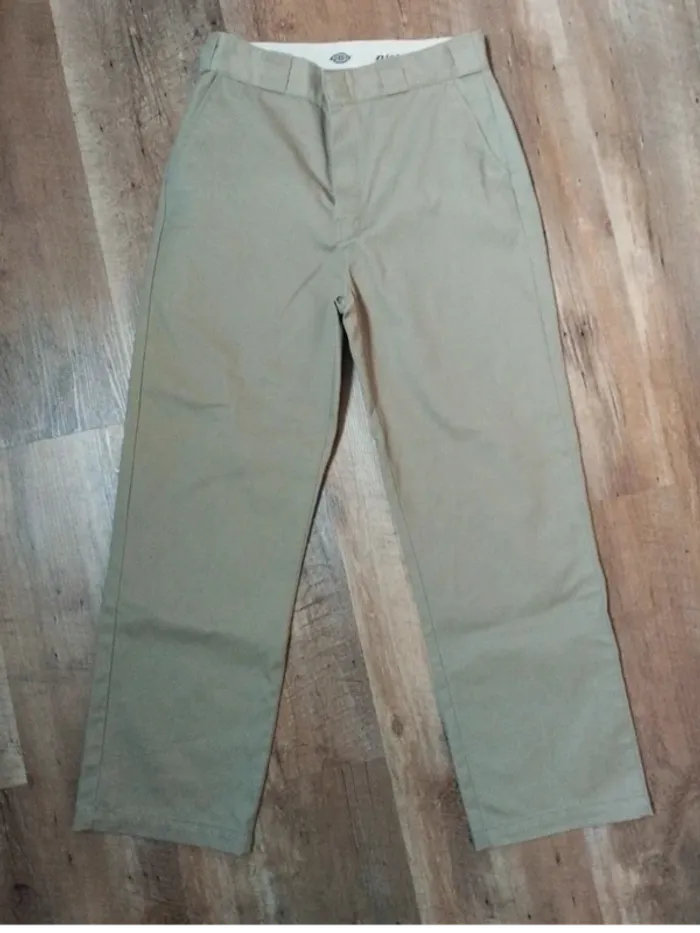 Pantalon droit beige Dickies W28 - photo numéro 2