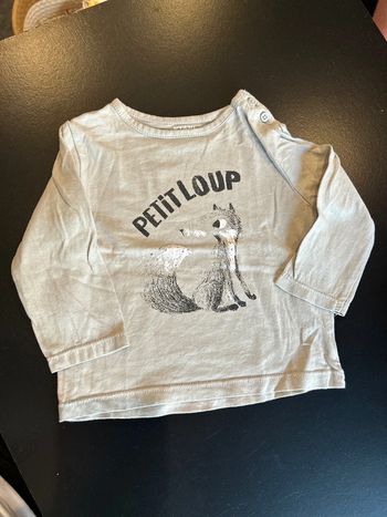 Teeshirt manche longue gris