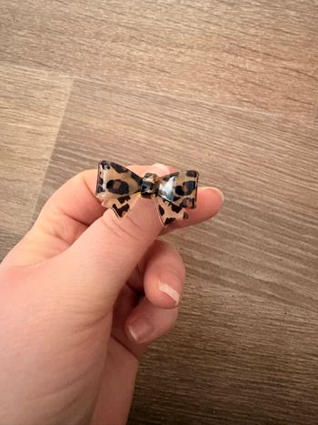 bague noeud leopard