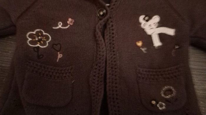 Gilet sgmj 6 mois fille hiver - photo numéro 3