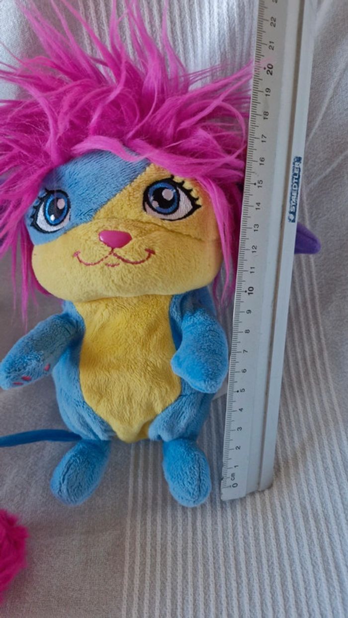Popples lulu  bleu jaune - photo numéro 2
