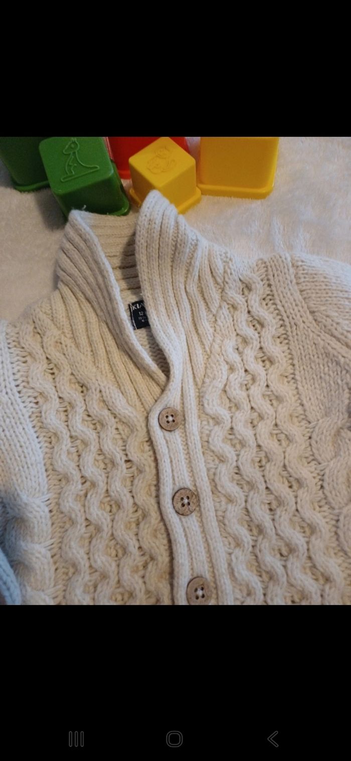 Gilet bébé taille 12 mois - photo numéro 2