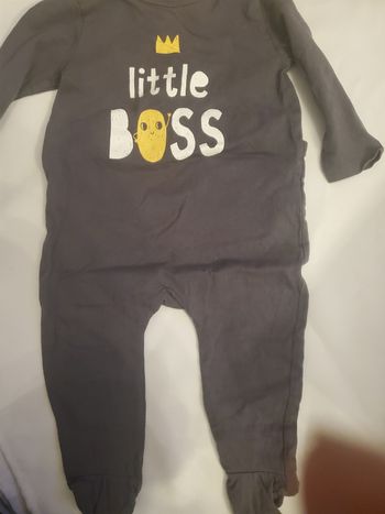 Body garçon 12 mois cotton tex