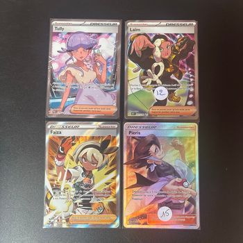 Lot de 4 cartes Pokémon Full art 🇫🇷
