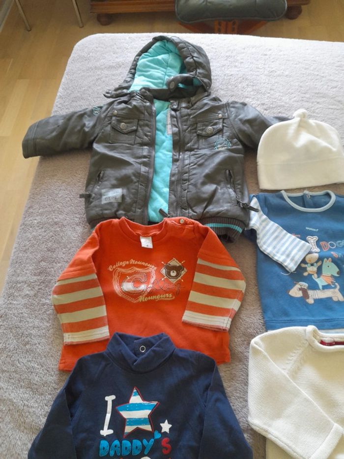 Lot de vêtements garçon taille 6 mois - photo numéro 2