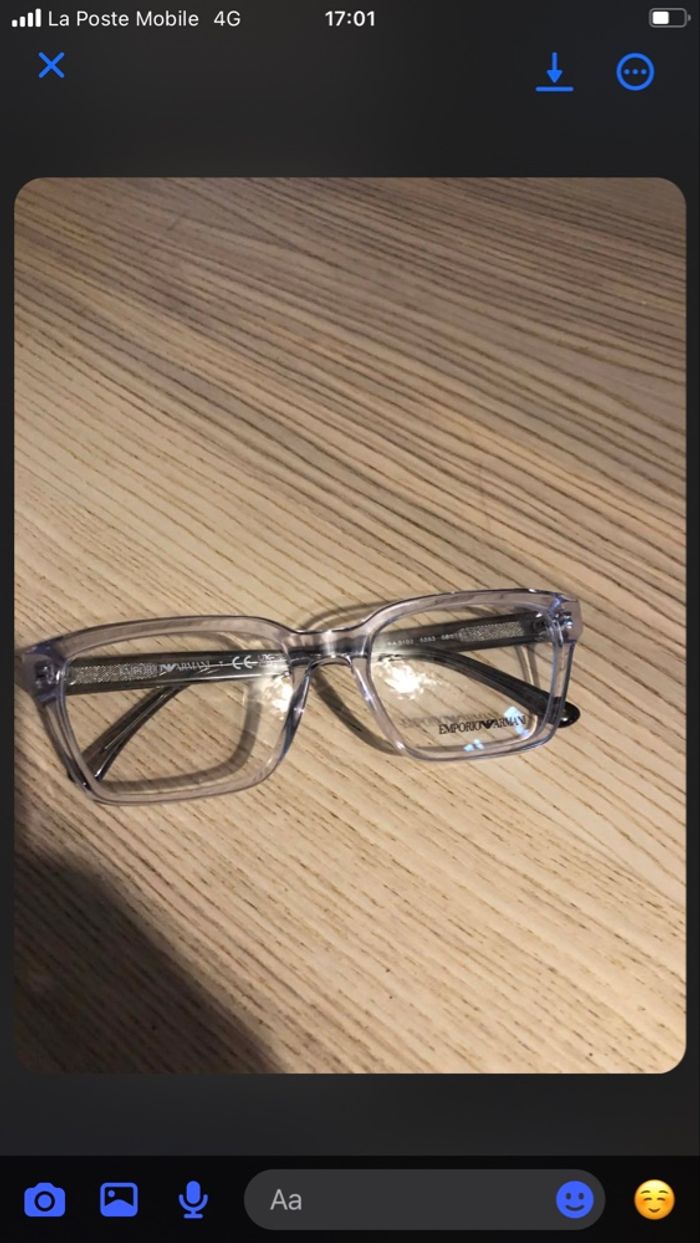 Lunettes emporio armani