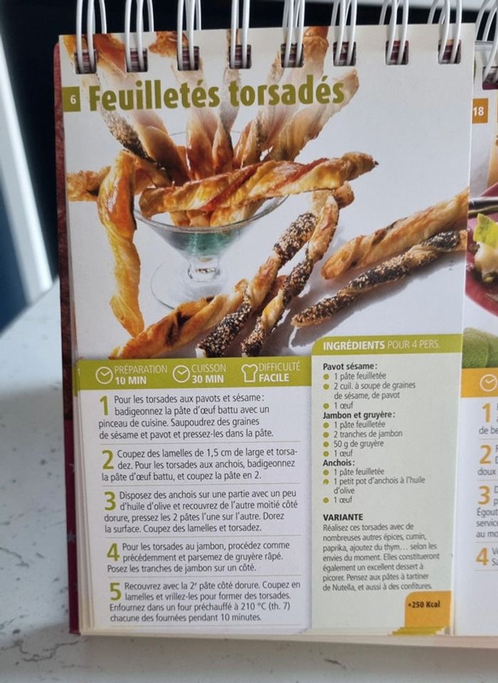 Livre chevalet Mes menus de fêtes - photo numéro 6