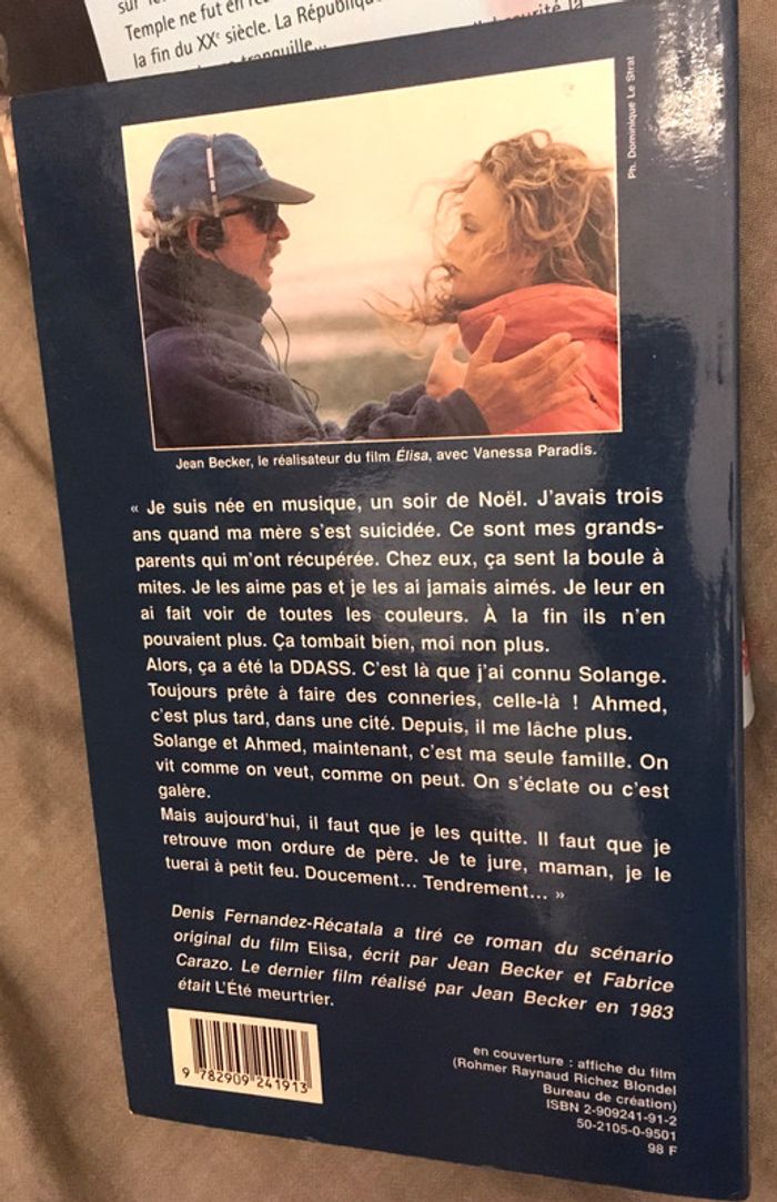Livre « Elisa » d’après le film de Jean Becker - photo numéro 2