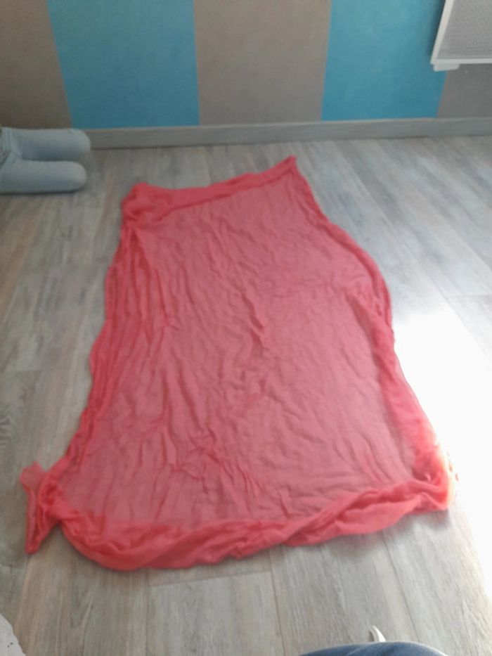 Grand foulard corail - photo numéro 6