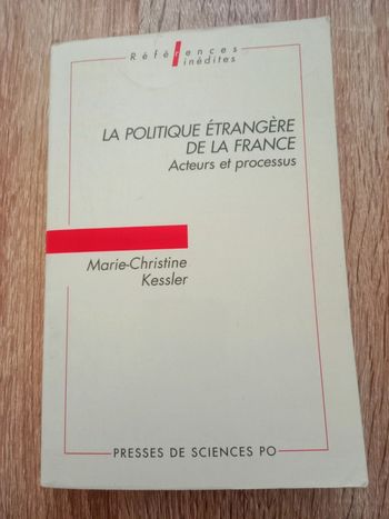Marie-Christine Kessler 🪅 La politique étrangère de la France