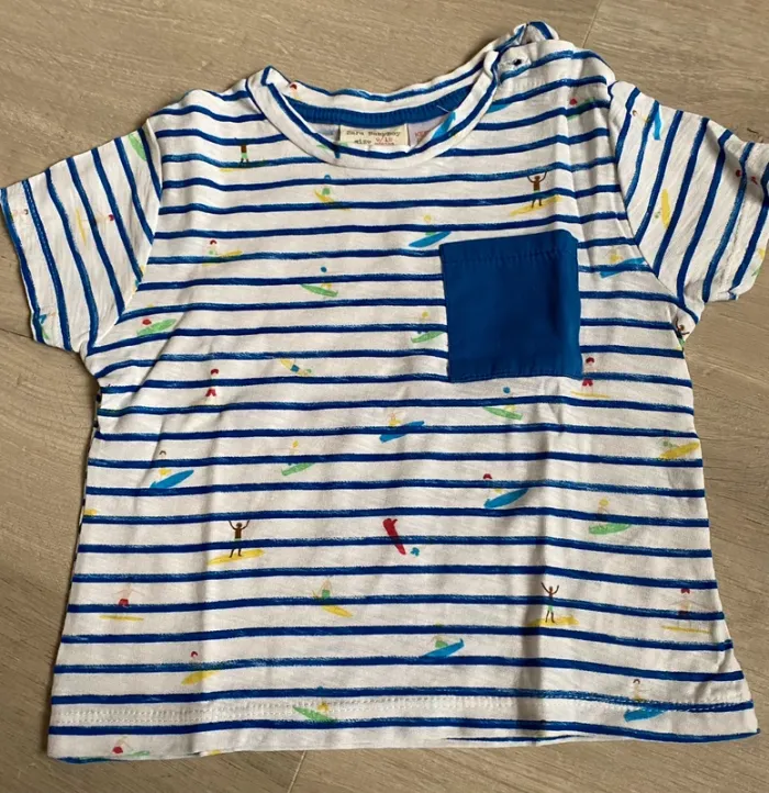 Tee shirt Zara 9-12mois - photo numéro 2