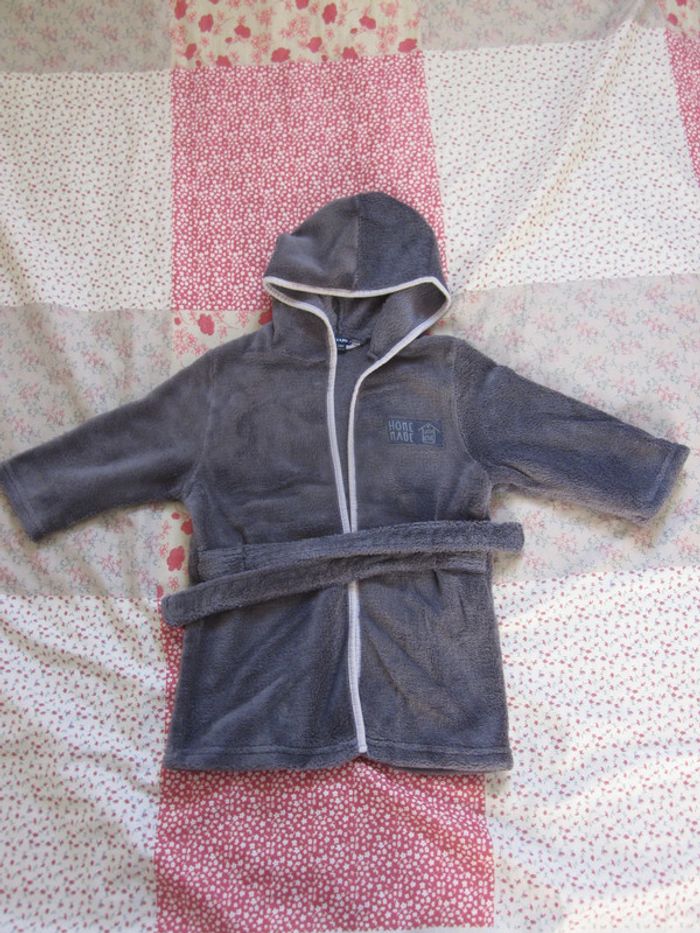 Robe de chambre grise 24 mois