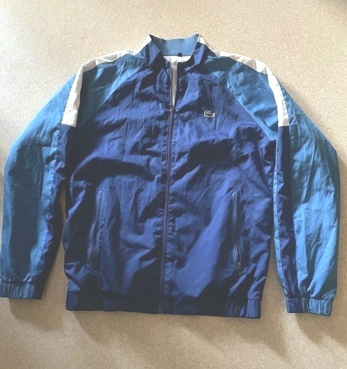 veste de survêtement homme taille M bleu azur parfait etat