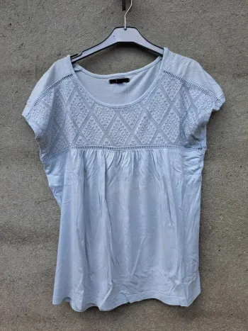 T-shirt ample bleu