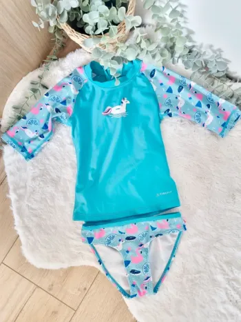 Maillot de bain 2 pièces manche longue 4ANS
