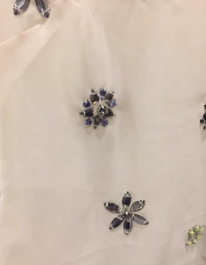 Débardeur beige strass - photo numéro 2