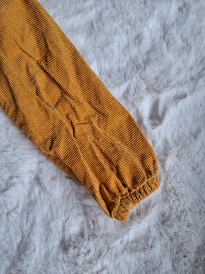 👧 3 ans - robe hiver manche longue moutarde DPAM - photo numéro 5