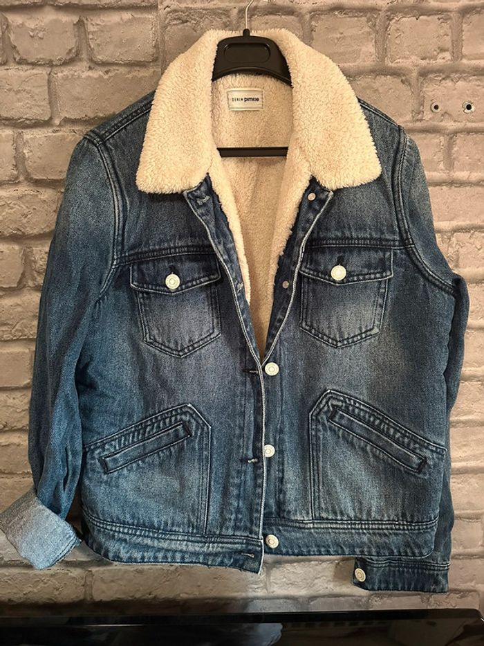 Veste en jean doublee polaire