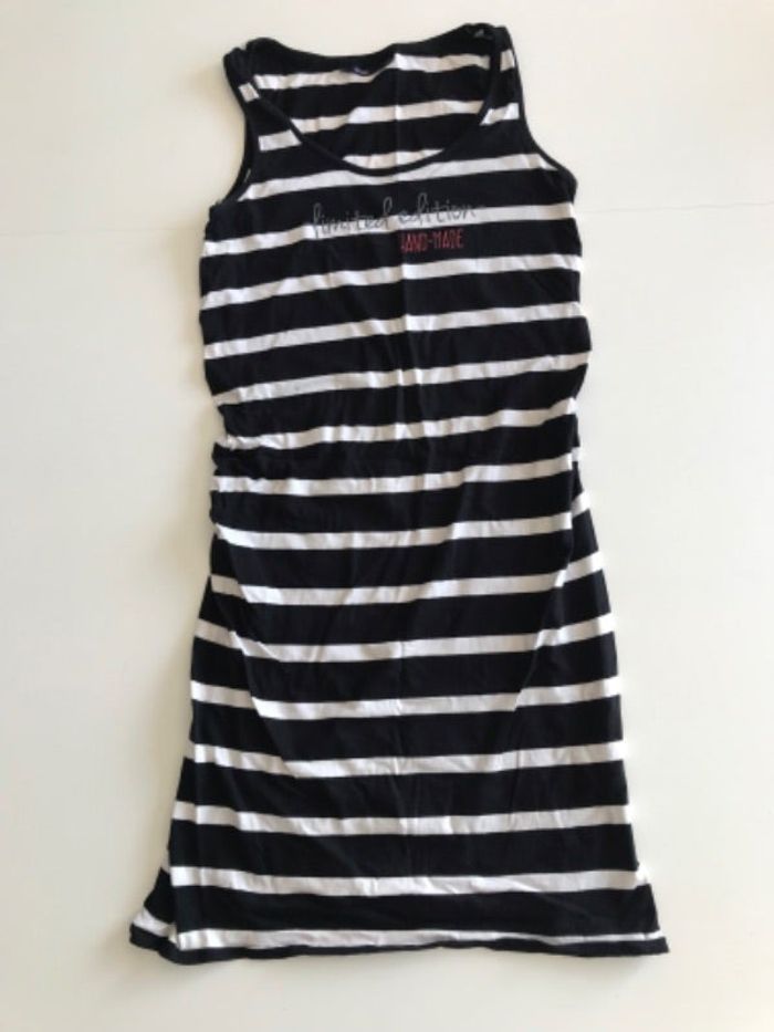 Robe de grossesse marinière 34-36