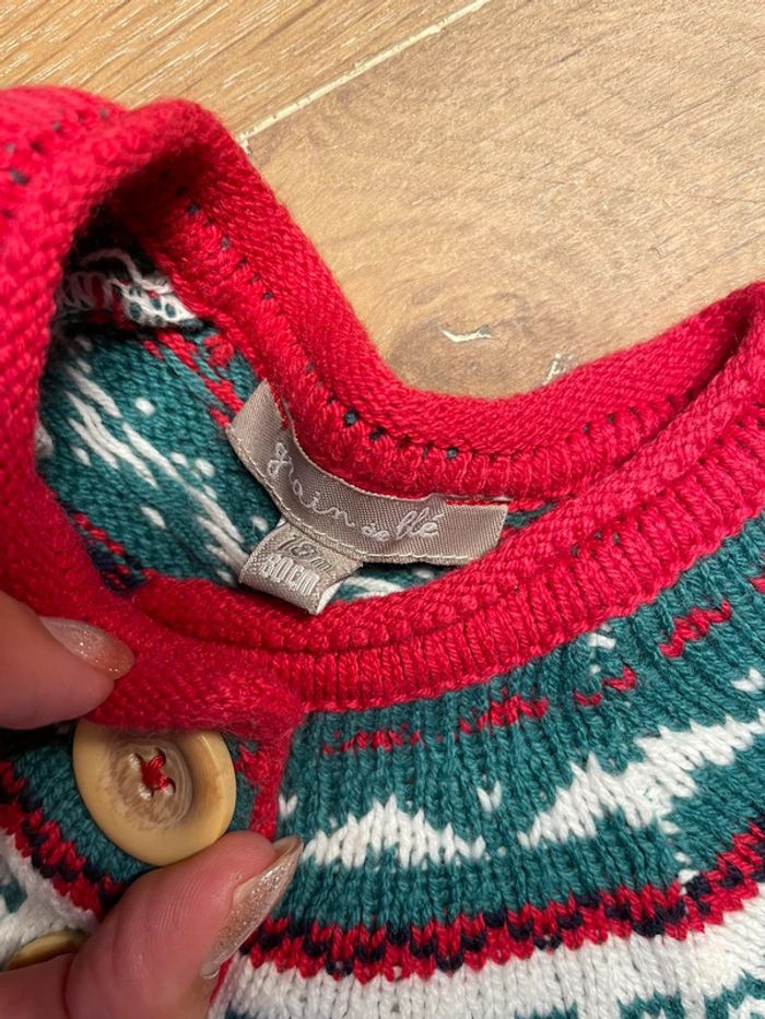 Gilet Grain de Blé 18 mois - photo numéro 3