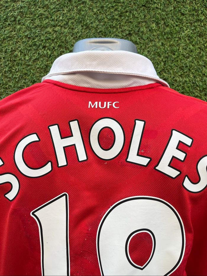 Maillot Scholes Manchester United - photo numéro 4