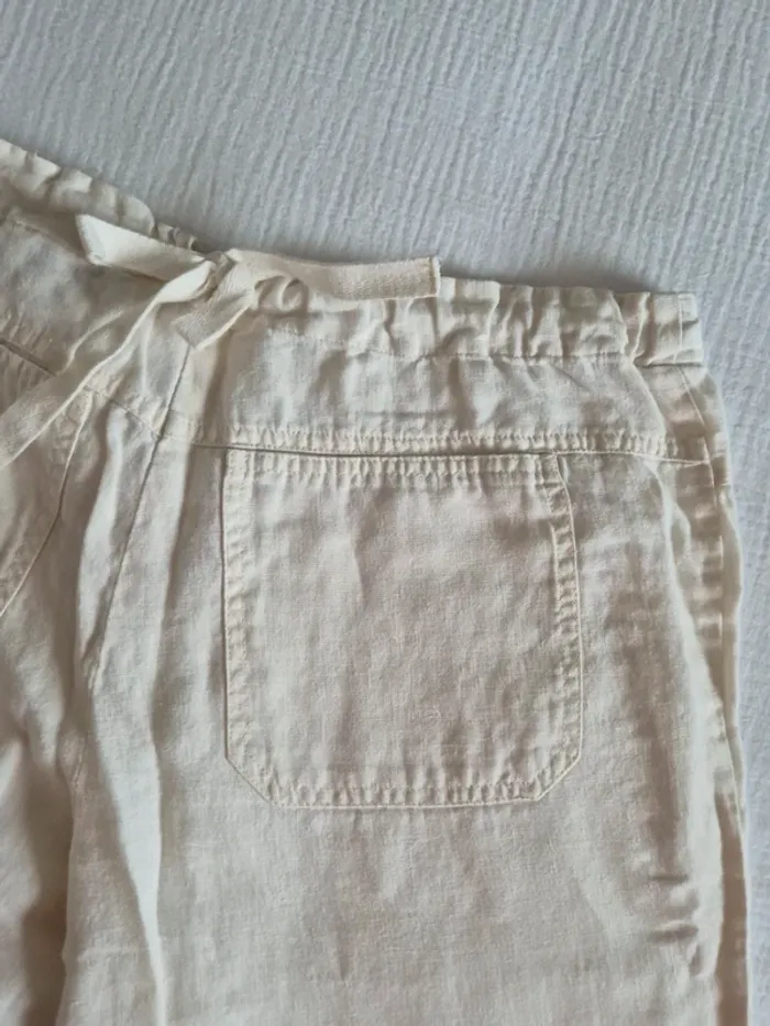 Comptoir des cotonniers - Pantalon beige / écru taille 40 - photo numéro 17