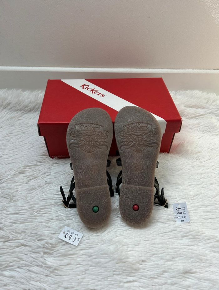 Sandales Kickers en cuir - photo numéro 5
