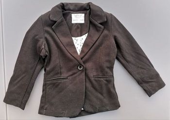 Veste blazer noir 4 ans fille zara