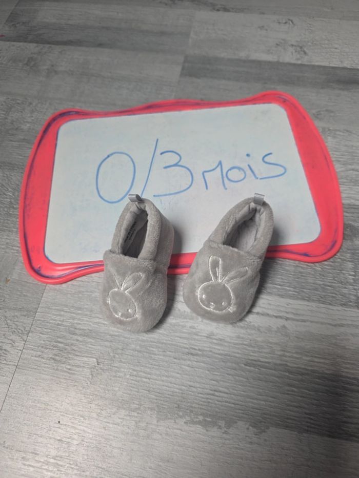 Chausson lapin 0 3 mois