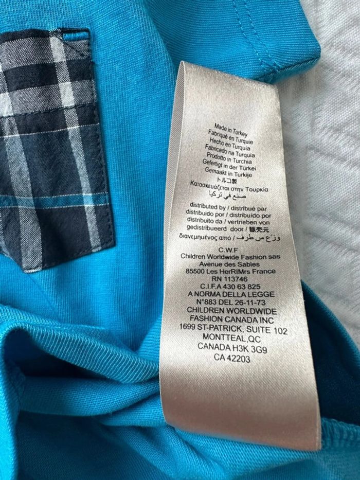 Tee shirt 6 mois Burberry - photo numéro 4
