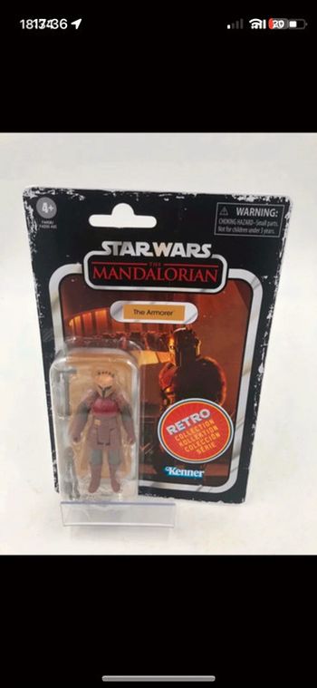 Figurine Star Wars The Mandalorian Rétro the Armorer Kenner / Hasbro