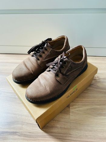 Chaussures de ville marron Homme Trappeur Cuir usé vintage Pointure 44