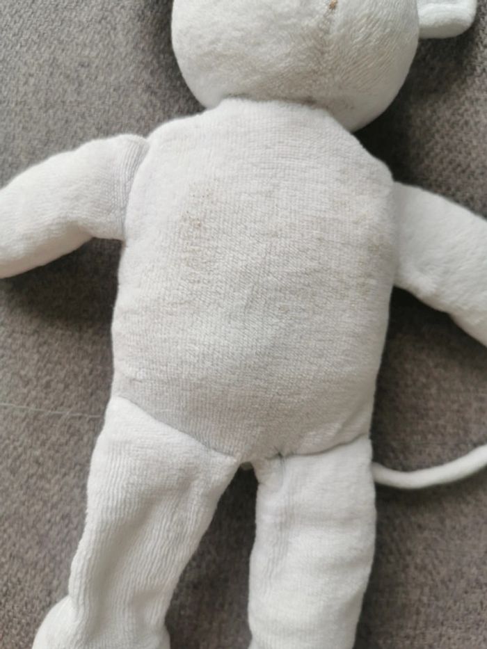 Doudou souris blanche Petit Bateau - photo numéro 4