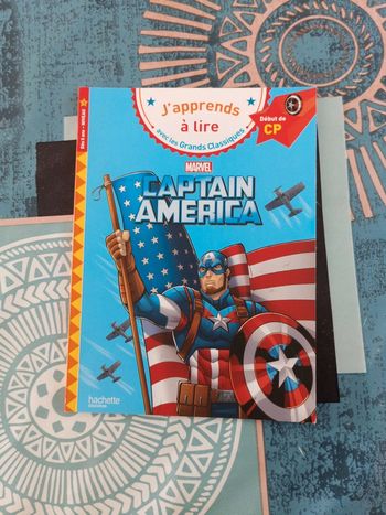 J'apprends à lire Marvel Captain America