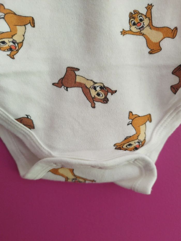 Body garçon tic et tac Disney taille 9 mois b7 - photo numéro 3