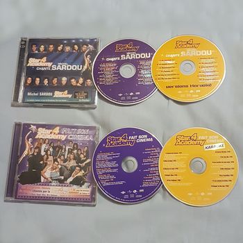 4 CD Star Academy, chant + karaoké