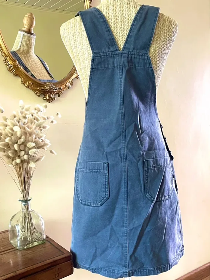 Salopette jupe en Denim jean- Taille 40 - jennyfer vintage - photo numéro 13