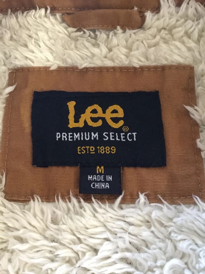 Veste chaude intérieur sherpa pour homme Lee camel taille M 051 - photo numéro 11