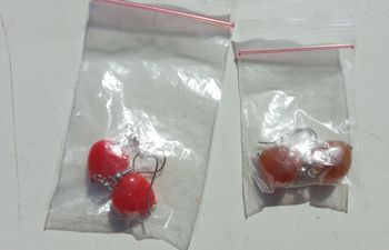 Lot de 2 boucles d'oreilles fantaisie