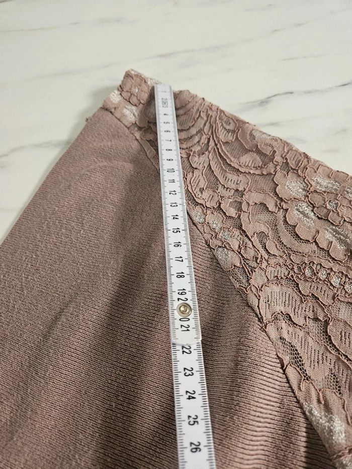 Robe croisée marron taille M - photo numéro 11