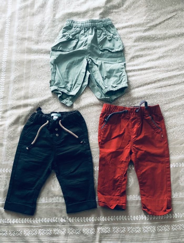 Lot de vêtements de Marques pantalons + hauts - photo numéro 2