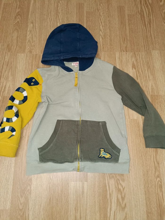 Gilet zippé serpent 6 ans