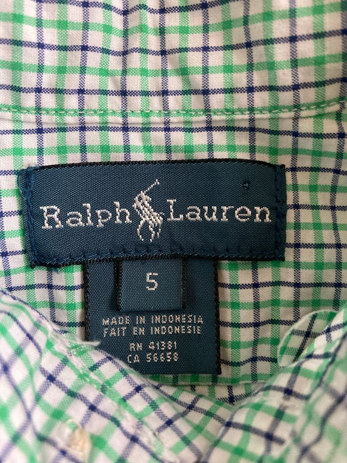 Chemise Ralph Lauren taille 5 ans - photo numéro 3