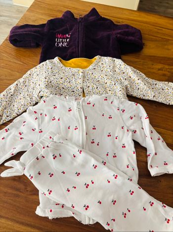 Lot de 2 veste/polaire & ensemble jogging
