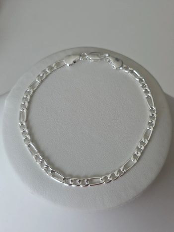 Bracelet maille figaro 4mm 20cm