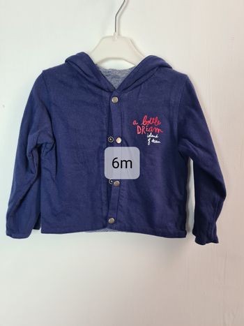 Veste coton réversible 6 mois Z