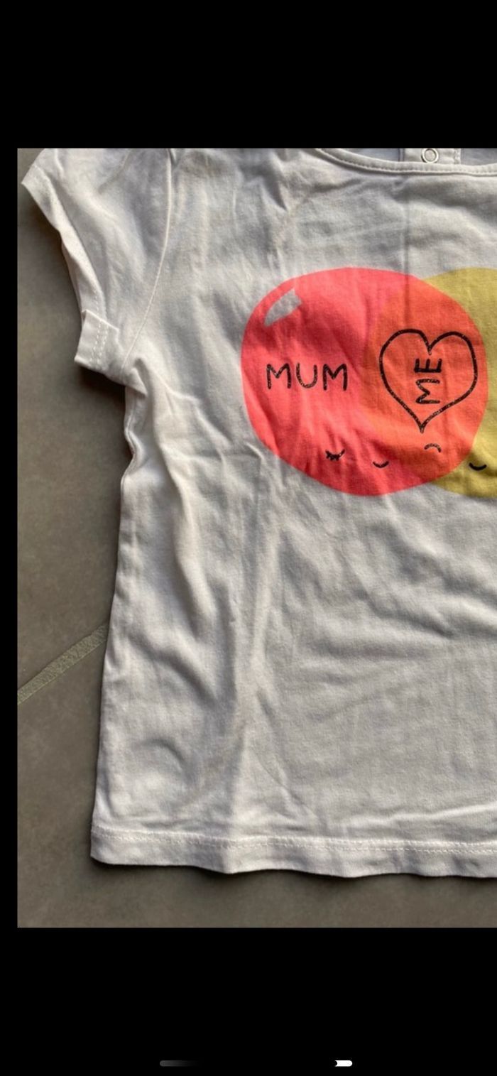 Tee shirt manches courtes Mum Dad 24 mois - photo numéro 9