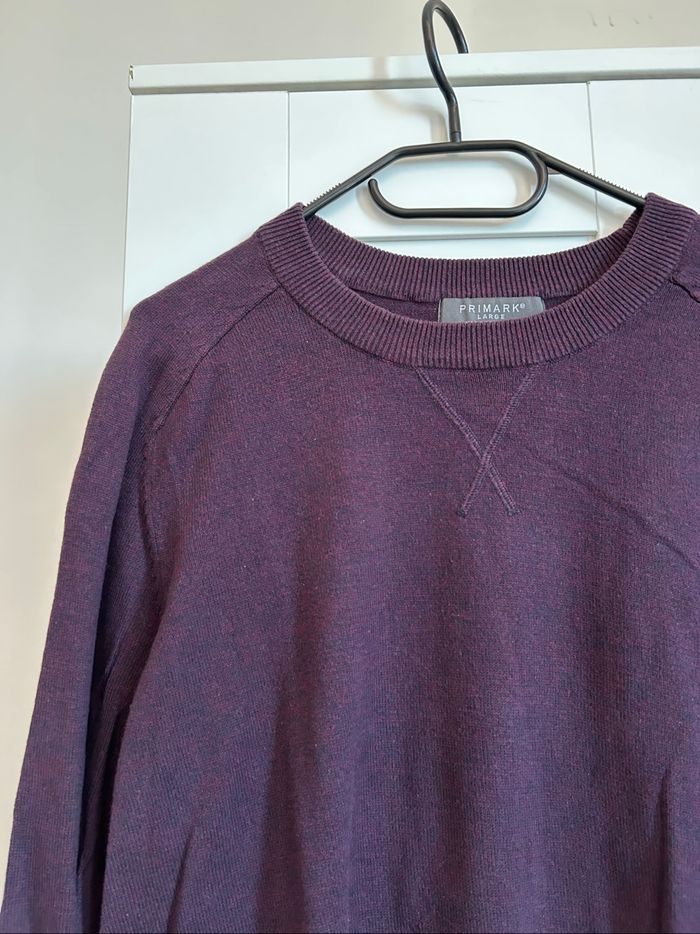 Pull violet à motifs Homme Primark Taille L - photo numéro 3