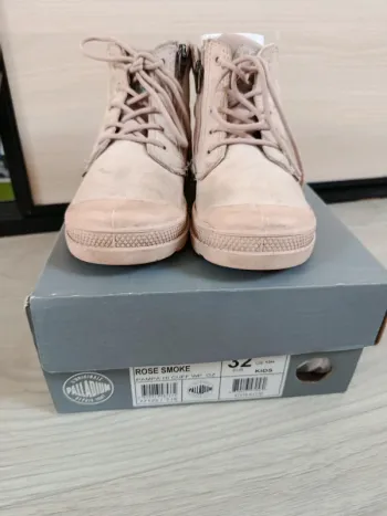 Baskets d'hiver Palladium rose pointure 32