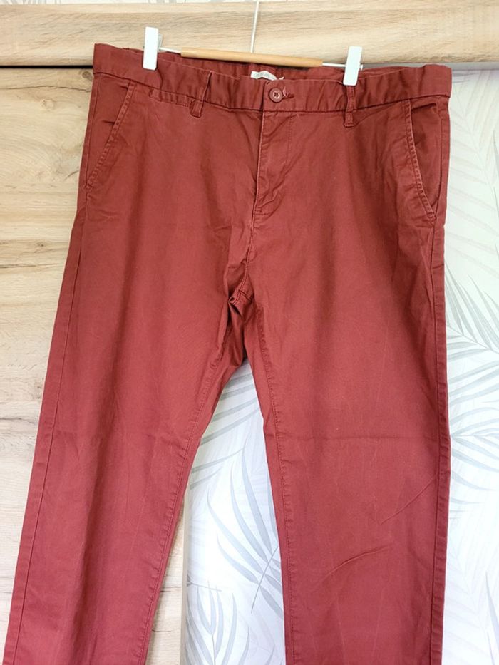 Pantalon chino homme taille 46 terra cota